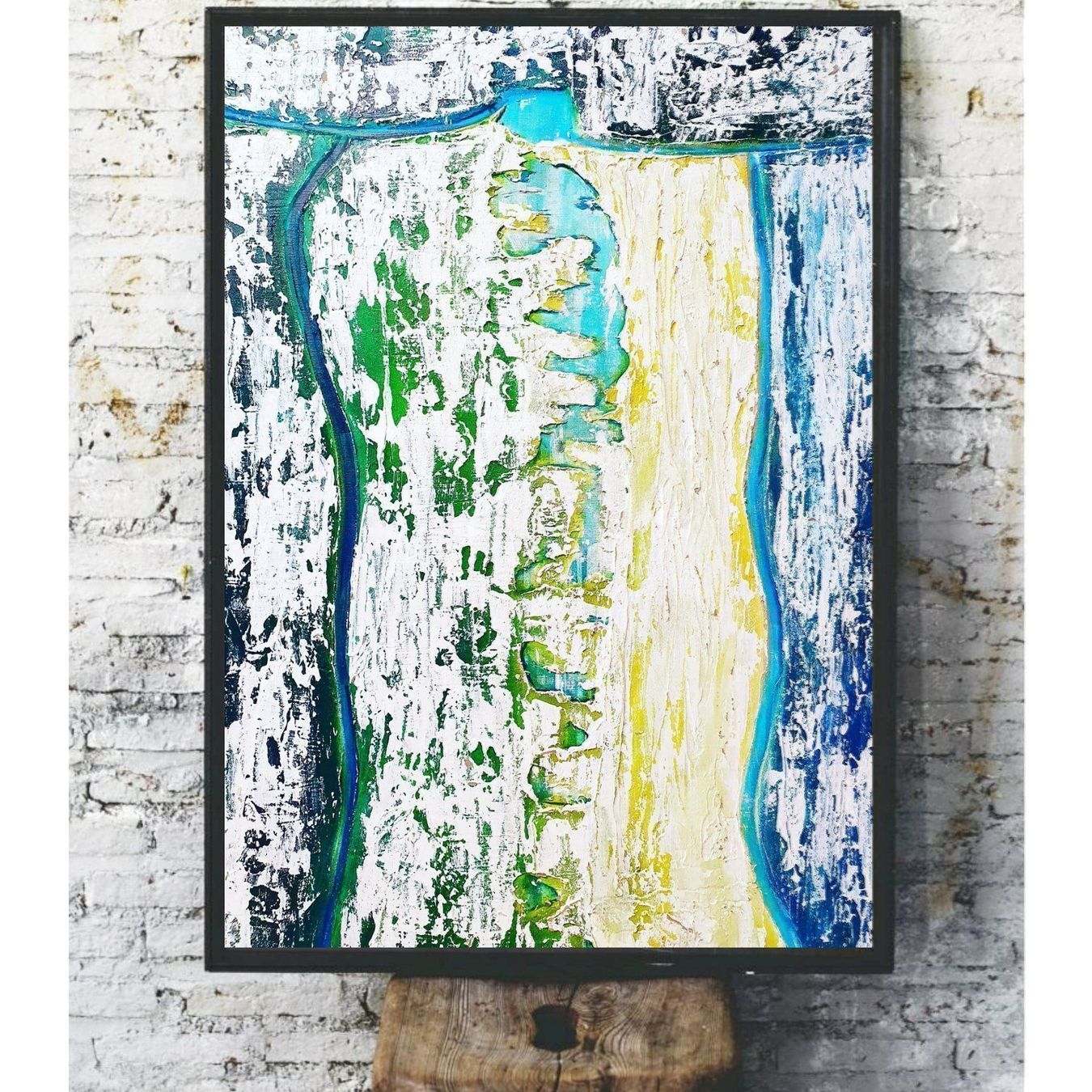 Dipinti: "Gap" 60x80x3,5 cm Gemälde – Nuovo e nell'imballaggio originale da Kreuzlingen venduto da eszanza 1