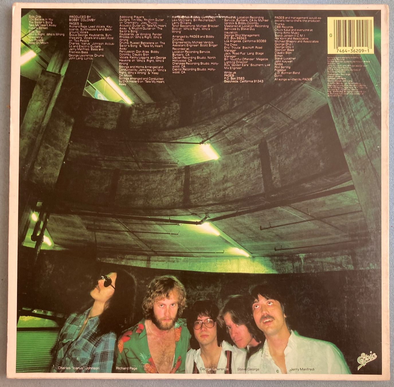 Dischi in vinile: PAGES - FUTURE STREET – Usato da Poliez-Pittet venduto da Newtown-Records 1