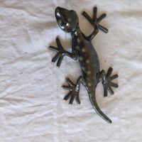 Lino Pinelli's Gecko Dekofigur Keramik Figur Eidechse Lizard
