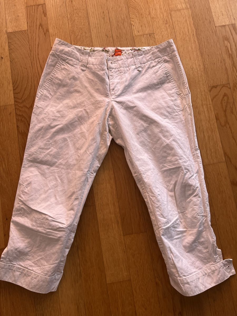 Pantaloni: Damen Hosen BOSS weiss Gr.34 – Nuovo (secondo la descrizione) da Bettlach venduto da Tradenet100