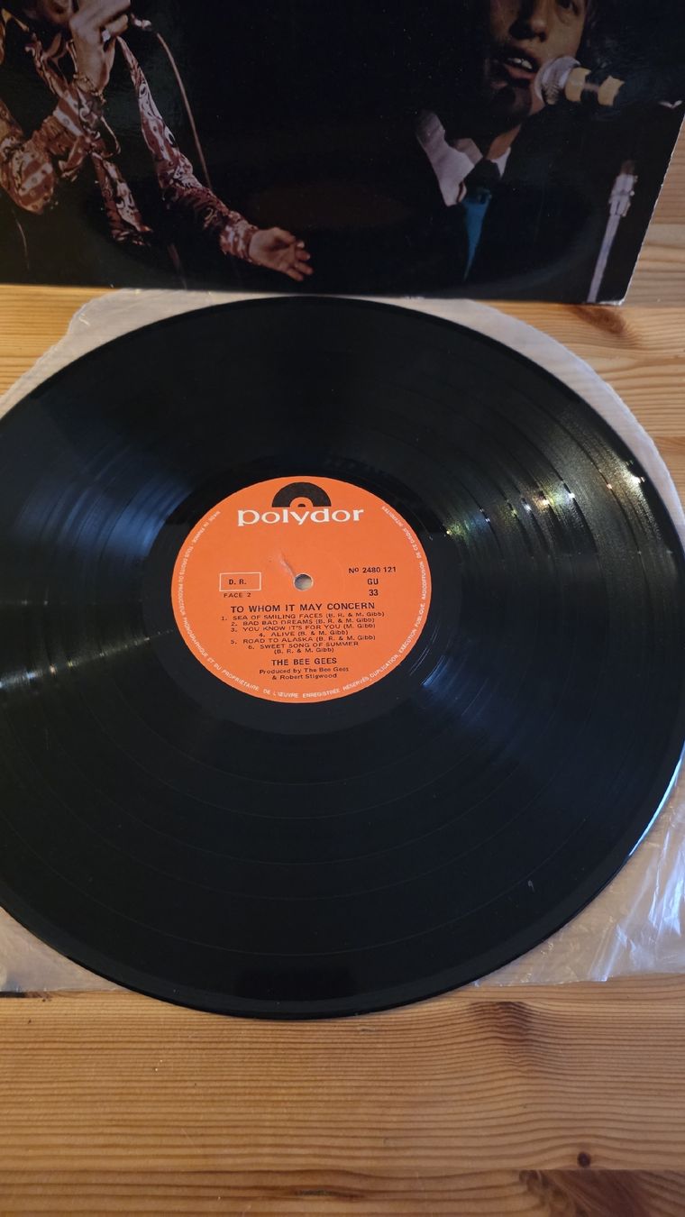 Dischi in vinile: Bee Gees "To Whom It May Concern" G,F – Usato da Yvonand venduto da RF-VINYL 3