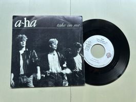AHA A-HA tolle Single Take on me 80's Kult France differnt