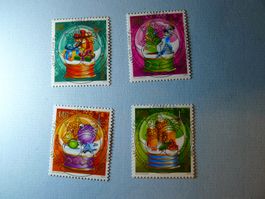 2015 Sondermarken Weihnachten 1571-1574 ET Vollstempel