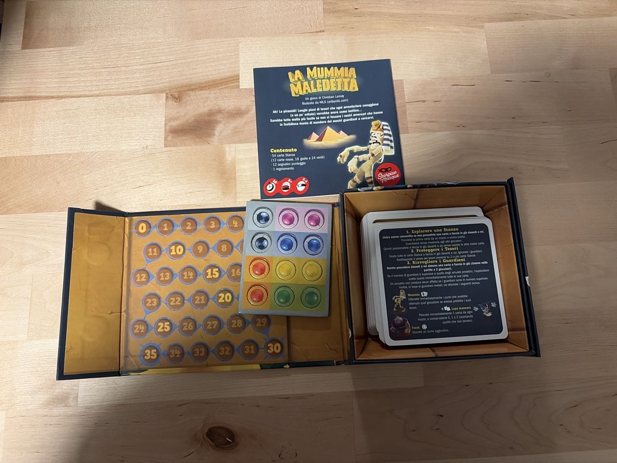 Giochi: Gioco da tavolo La Mummia Maledetta – Nuovo (secondo la descrizione) da Chiasso venduto da Chibichan 1