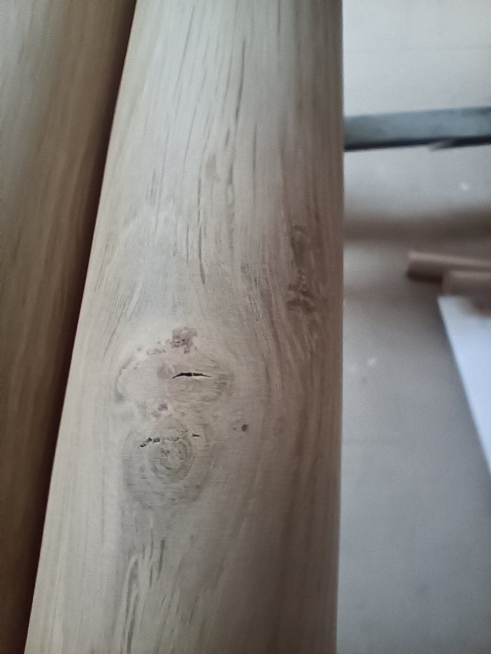 Holzartikel: 2 Stk. Handlauf Rundstab Eiche D: 45 mm Los 201 – Neu (gemäss Beschreibung) aus Sulgen von Wag0815 2