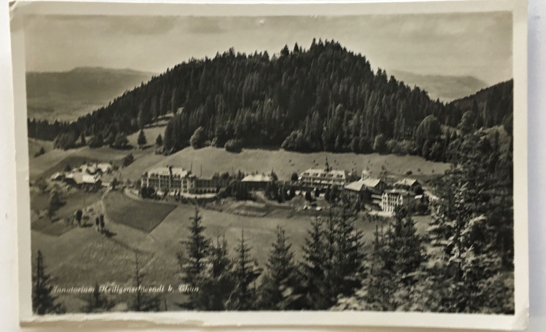 Cartoline postali: Sanatorium Heiligenschwendi bei Thun, 1920 – Usato da Frauenfeld venduto da Merk52