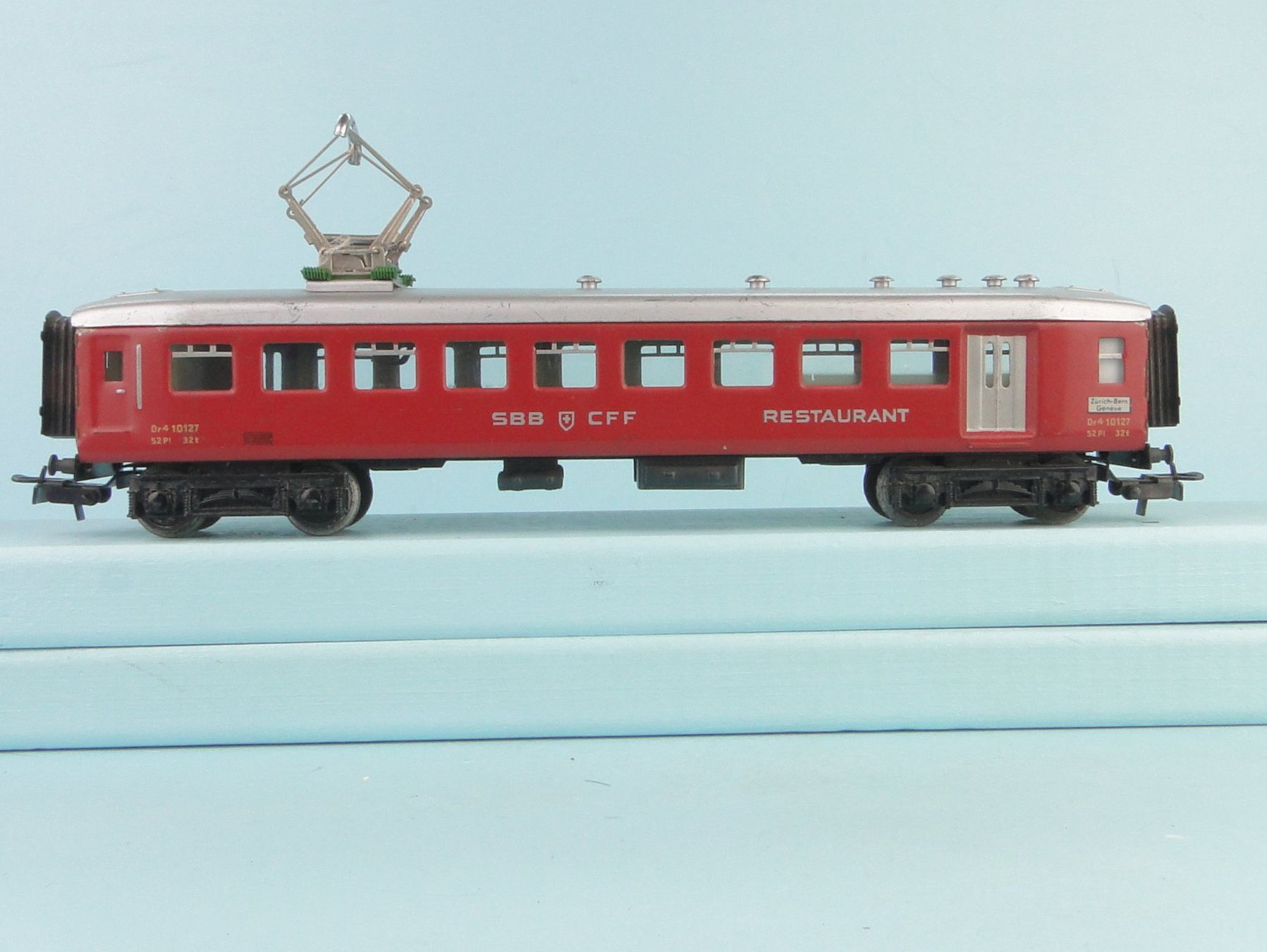 Märklin Modelleisenbahnen: Märklin 4035 SBB Restarantwagen  BLECH – Neu (gemäss Beschreibung) aus Bülach von cann11 5