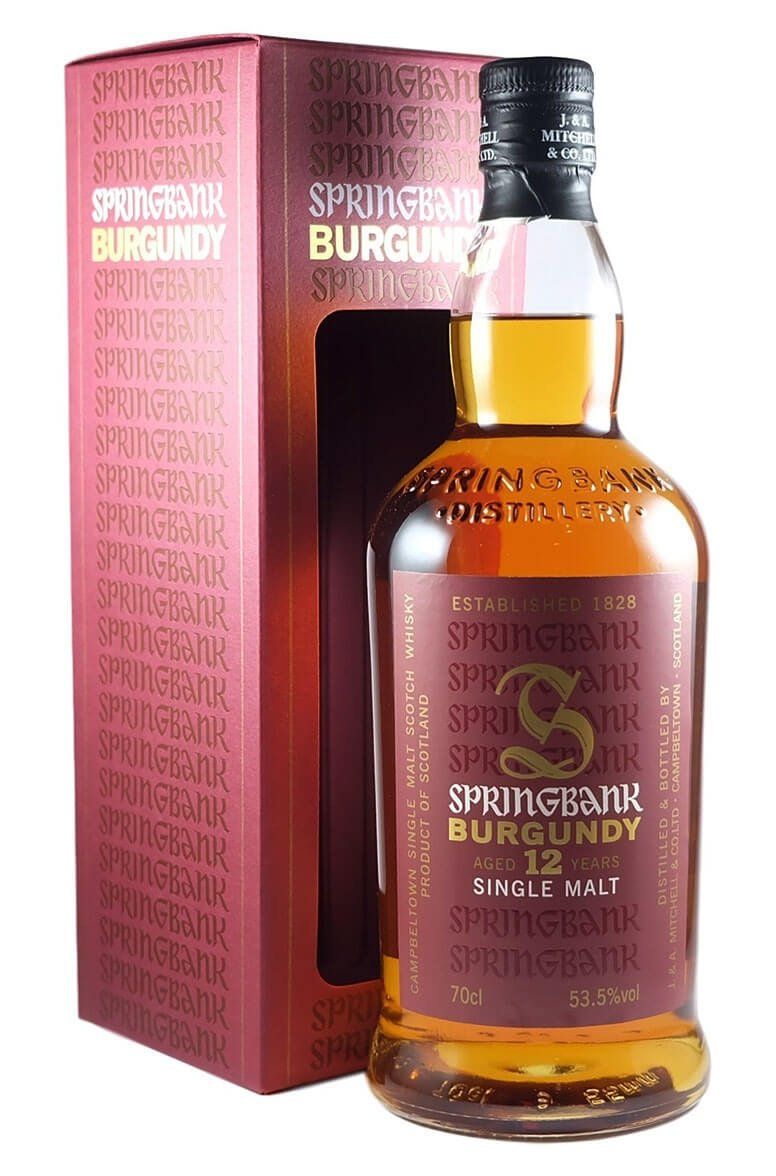 Springbank Bevande alcoliche: Springbank 12 years Burgundy – Nuovo e nell'imballaggio originale da Deitingen venduto da Delikatessengold1