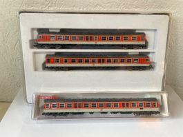 Fleischmann 7430 + 7432 Dieseltriebwagen Pendelzug DB Analog