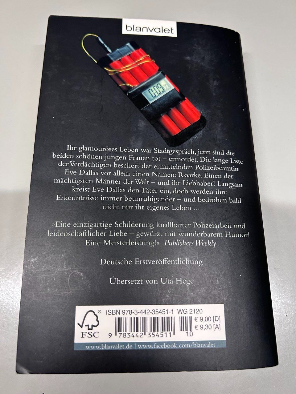 Libri: Tödliche Küsse - J.D. Robb – Usato da Giubiasco venduto da LorisVale 1