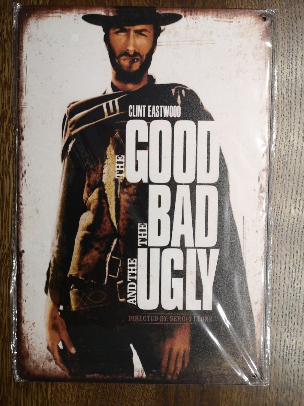Schilder: Blechschild Clint Eastwood Good Bad Ugly – Neu und originalverpackt aus Wangen SZ von Charlie_Firpo