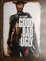 Blechschild Clint Eastwood Good Bad Ugly