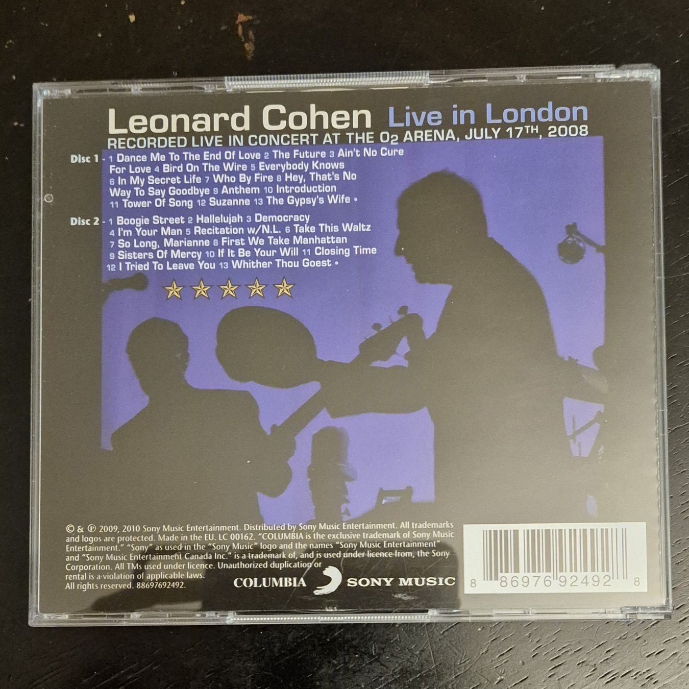 CDs: Leonard Cohen / Live in London – Gebraucht aus Chur von dluli 1