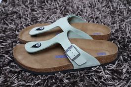 Birkenstock, Gizeh, Gr. 42, Leder, Softfussbett, NEU