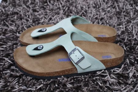 Birkenstock, Gizeh, Gr. 42, Leder, Softfussbett, NEU