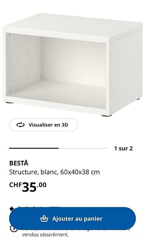 Scaffali: Étagère Besta – Usato da Genève venduto da tim_y27k 1