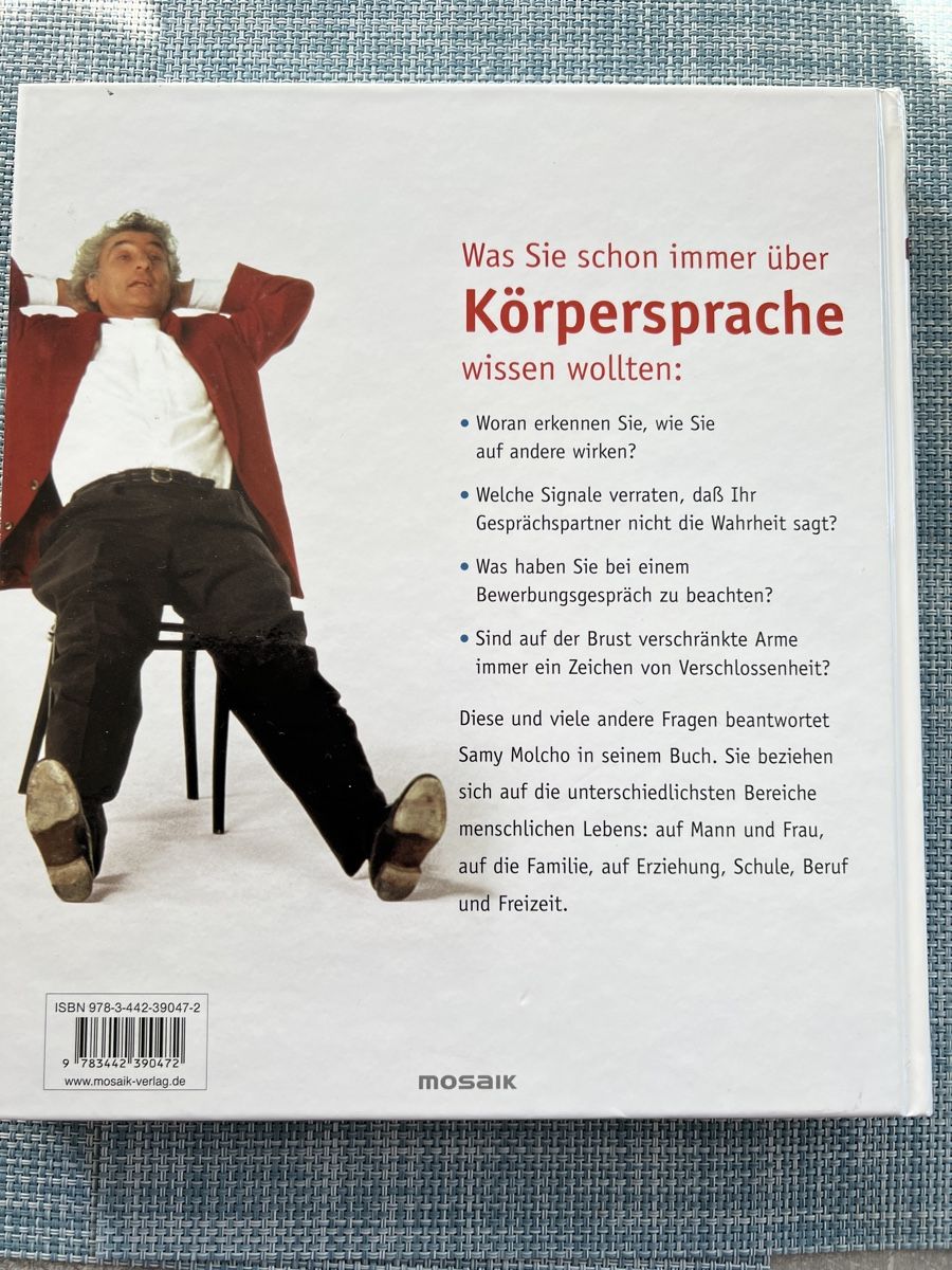 Libri: Samy Molcho - Alles über Körpersprache – Nuovo (secondo la descrizione) da Schaffhausen venduto da azo_k6th 1