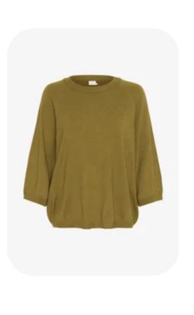 Strickpullover mit 3/4 Ärmeln von Kaffe
