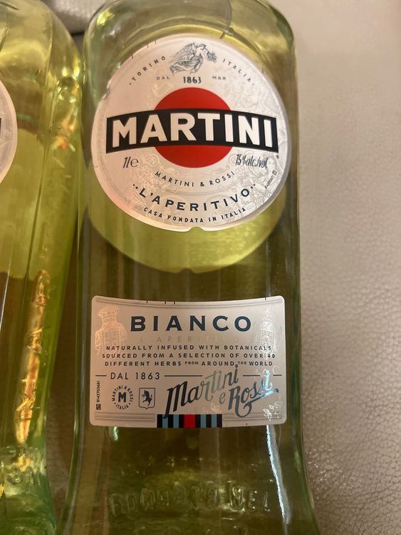 5 Flaschen a 1 Liter Martini Bianco L‘Aperitivo (Q) Kaufen auf Ricardo