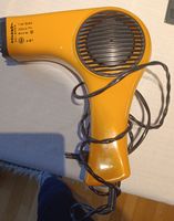 Vintage Johnson Haartrockner, gelb, 800W, Föhn der 70er!