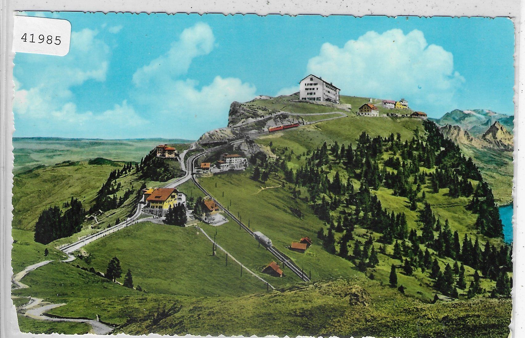 Cartoline postali: Rigi-Staffel mit Bahn – Usato da Ettingen venduto da Kartenplanet