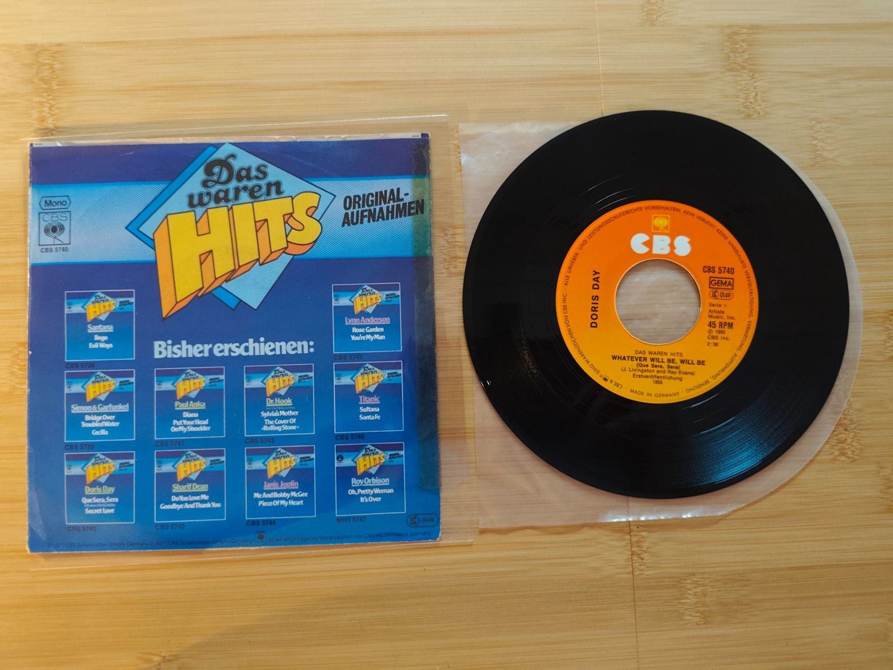 Schallplatten: Doris Day – Whatever Will Be, Will Be / Secret Love – Gebraucht aus Emmenbrücke von lamorak 1
