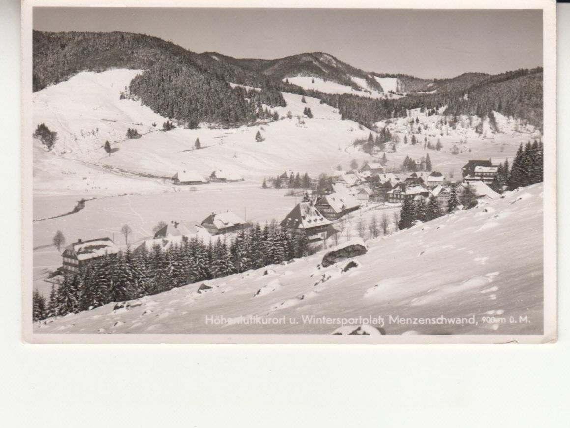 Cartoline postali: Menzenschwand 1952 – Usato da Bürglen TG venduto da StampGraf