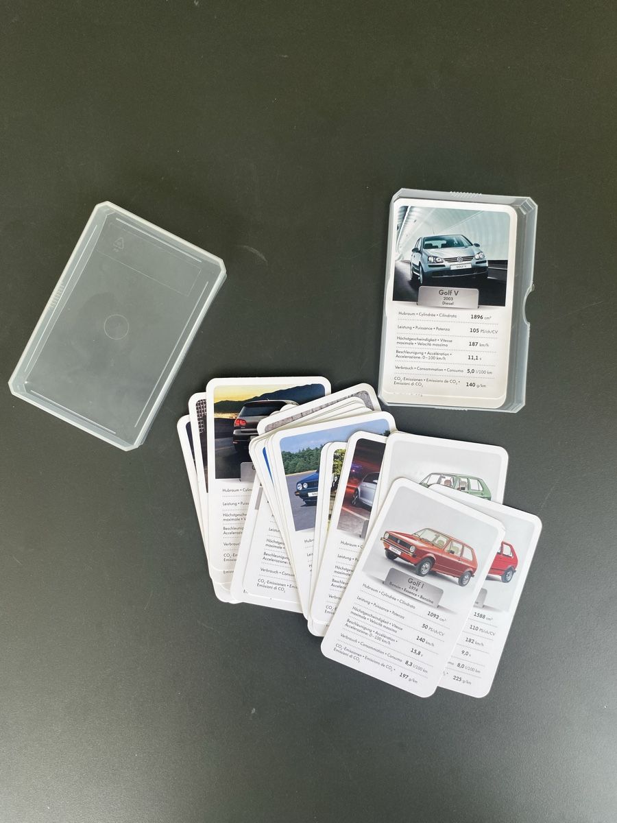 Giochi: VW Golf Karten-Spiel, 40 Jahre Golf – Nuovo (secondo la descrizione) da Hünenberg See venduto da lar_9zjk 2