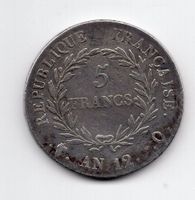 (304) Frankreich, 5 Francs AN12 Q, Perpignan, ss