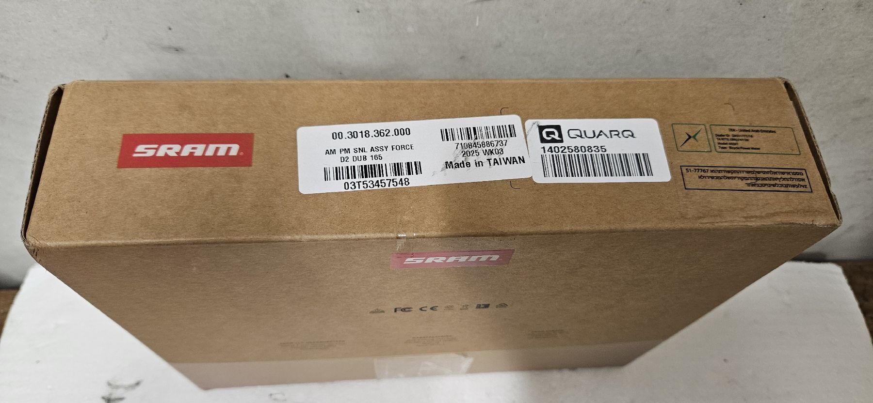 Sram Ersatzteile: SRAM Force D2 Power Meter spindle  165mm  New in Box! – Neu und originalverpackt aus Bern von Ciprofloxacina 2