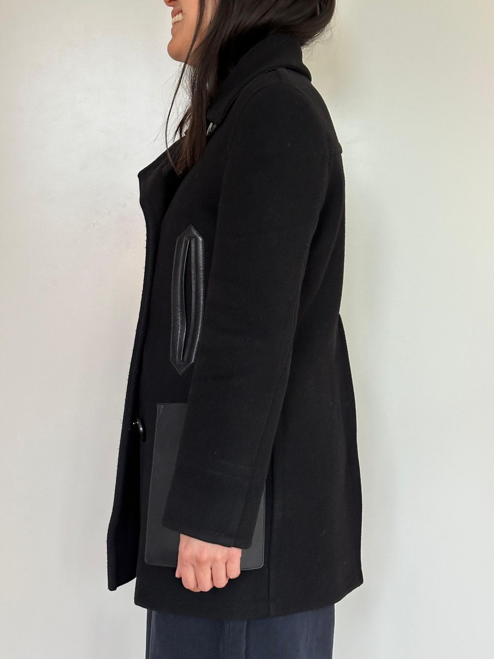 Burberry Cappotti: Burberry Lambskin Pocket Wool Blend Pea Coat – Usato da Zürich venduto da AssuredSelection 3