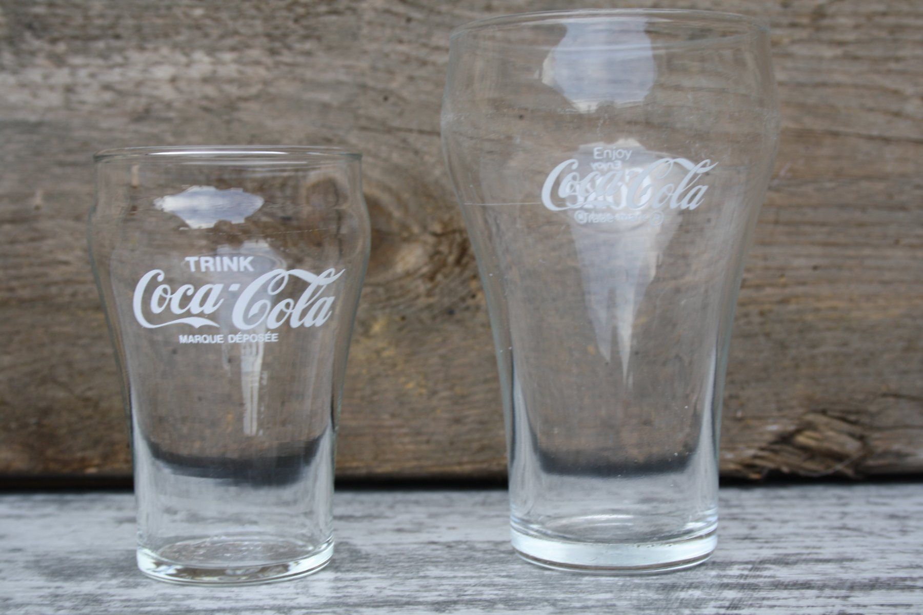 Coca-Cola Bicchieri: COCA COLA GLÄSER VINTAGE – Usato da Wauwil venduto da Pneuedy