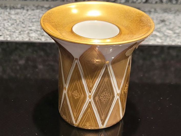 Rosenthal Kerzenständer: Rosenthal Kerzenhalter, Gold, Studio Linie – Gebraucht aus Zürich von Promoter_83 1