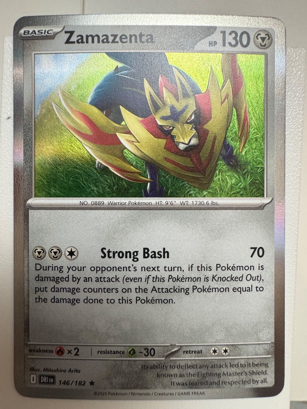 Pokémon Carte collezionabili: Zamazenta | Reverse Holo | 146/182 | Pokémon TCG – Nuovo (secondo la descrizione) da Bassersdorf venduto da ero_9zp9