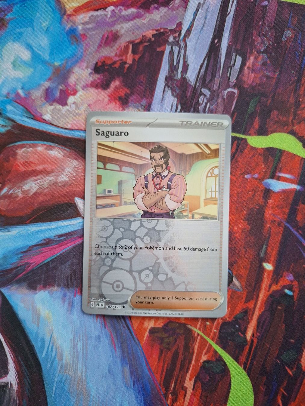 Pokémon Carte collezionabili: Saguaro - Reverse Holo - Pokemon Paldea Evolved – Usato da Altstätten SG venduto da GGsGameshop
