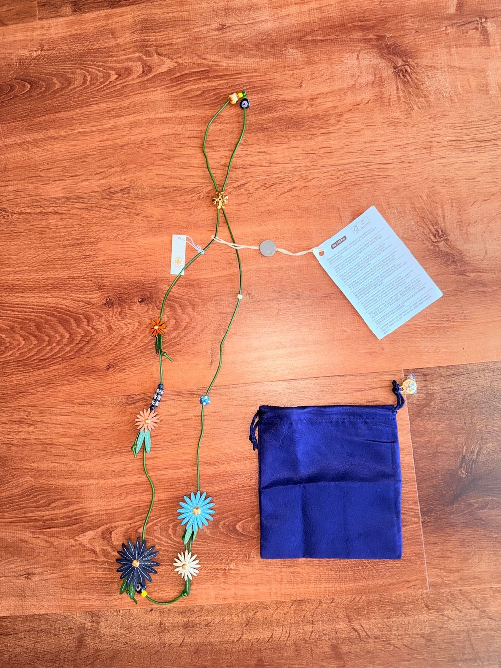 Catenine: Last chance till 26 June $208 Tory Burch leather necklace – Nuovo e nell'imballaggio originale da St-Sulpice VD venduto da juhdu 3