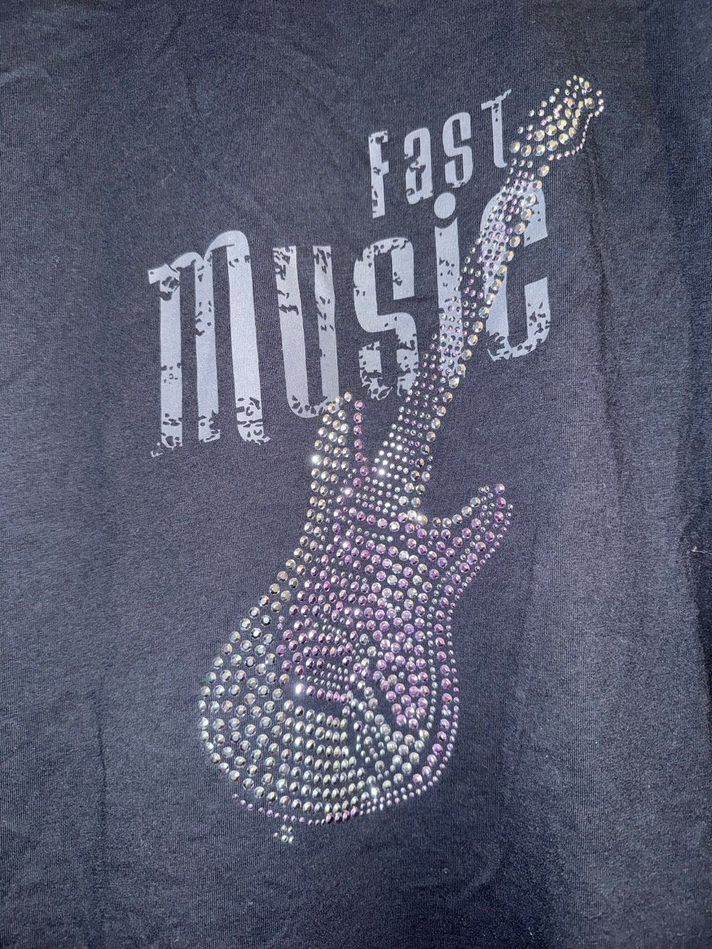 T-shirt: Tshirt Oberteil mit Glitzersteinen – Usato da Obfelden venduto da cesarina10 9