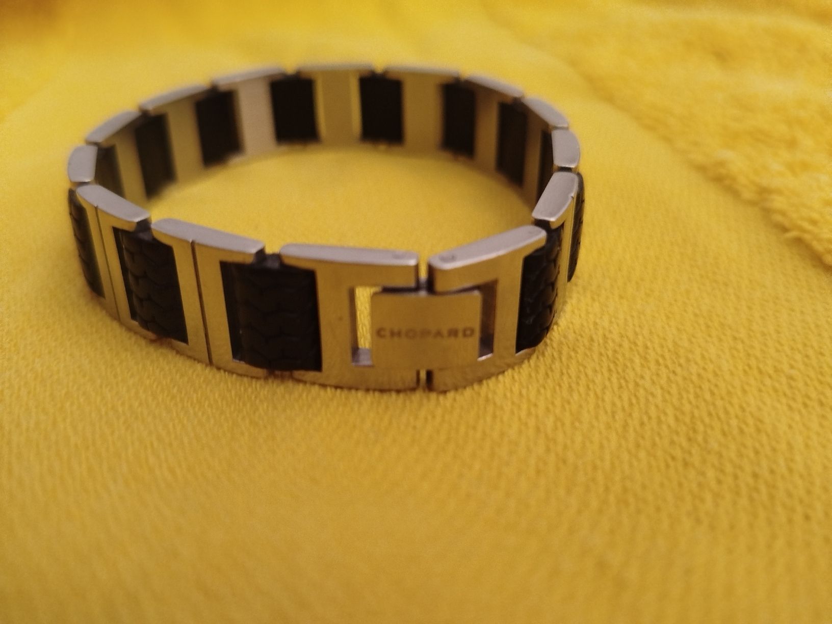 Chopard Bracciali & Braccialetti: Bracelet Chopard Classic Racing acier et caoutchouc. – Usato da Tolochenaz venduto da Arianit 6