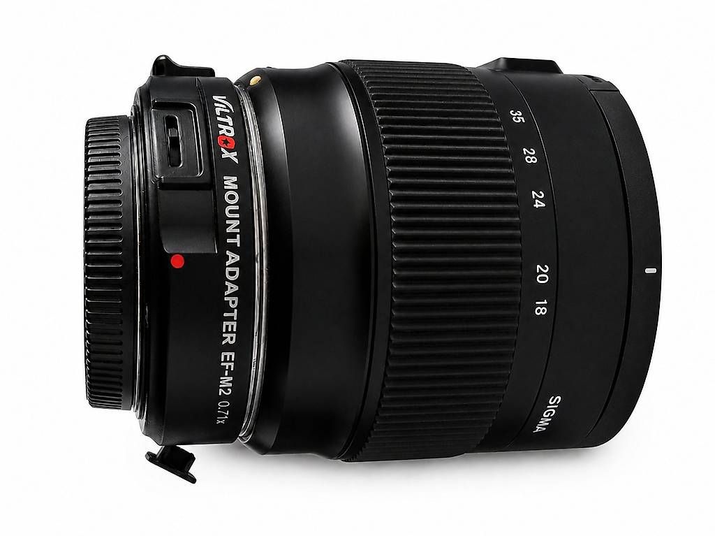 Obiettivi: Sigma 1835 F1.8 + Viltrox EF-M2 Micro 4/3 – Usato da Lausanne venduto da RichardBorges