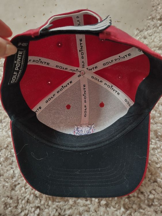 Copricapi, berretti & cappellini: Rote Golf Pointe Cap, Lausann, Top Zustand! – Usato da Mumpf venduto da Roxy_Piercing 3