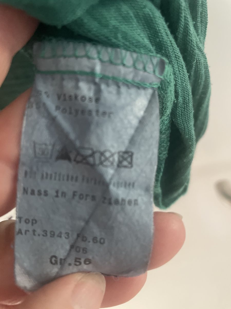 Top: Grünes Sommertop Gr. 56 – Usato da Schaffhausen venduto da Kolibri023 1