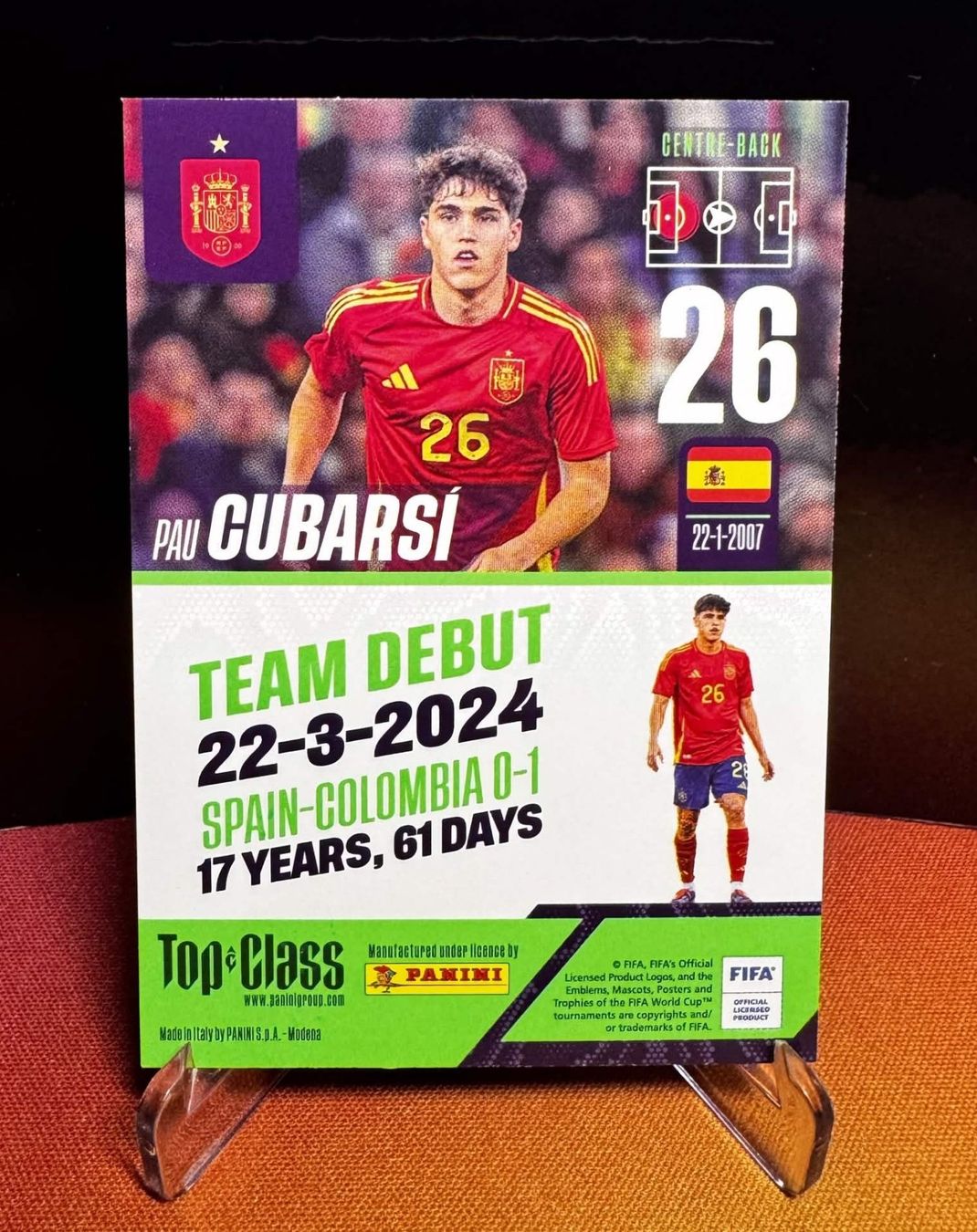 Panini Sammelbilder & Trading cards: Pau Cubarsi / Panini Top Class 2025 / Future Star – Neu (gemäss Beschreibung) aus Berneck von GL-Tradingcards 1
