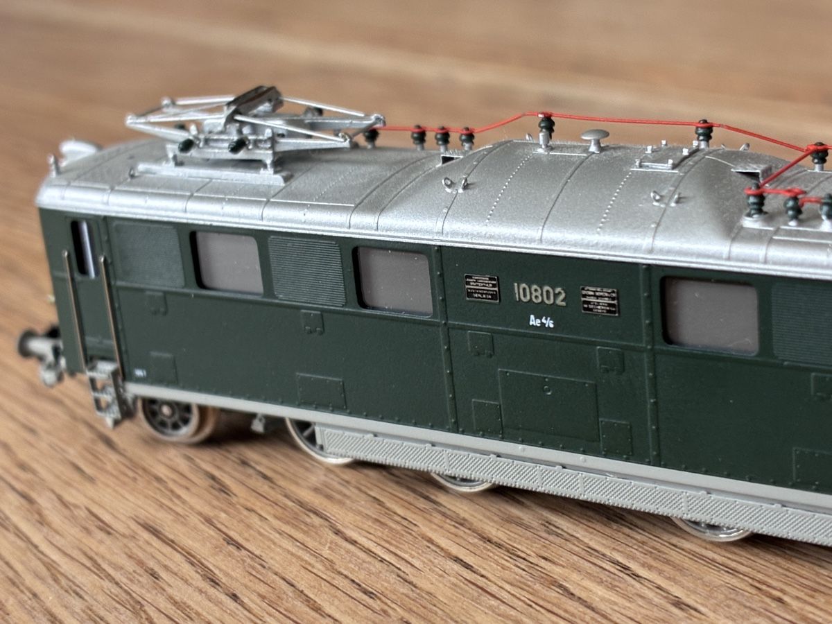 Lemaco Modellini di ferrovie: Lemaco N Ae 4/6 10802 Digital mit Pufferspeicher – Usato da Neunkirch venduto da Steff74 5