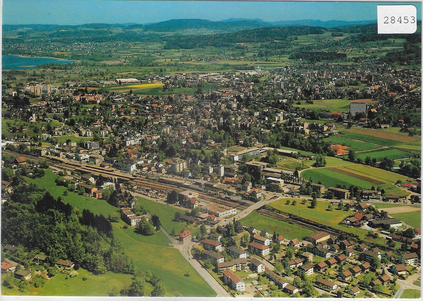 Cartoline postali: Flugaufnahme Wetzikon – Usato da Ettingen venduto da Kartenplanet