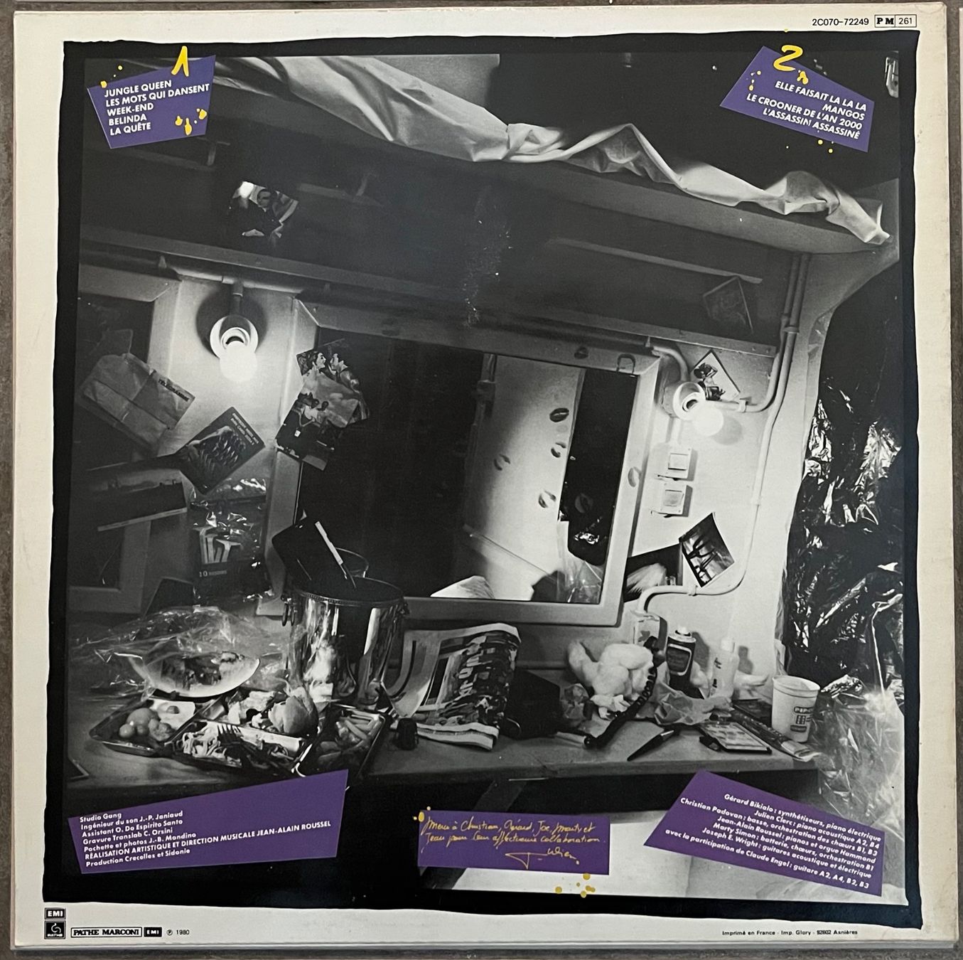 Dischi in vinile: JULIEN CLERC - SANS ENTRACTE - 33 Tours – Usato da Bussigny venduto da vinyl-pas-cher 1