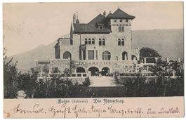 Baden, die Römerburg, gelaufen 1902