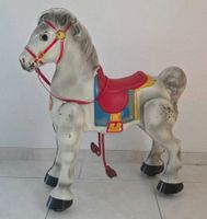 Rarität: Mobo Bronco Metallpferd zum Reiten für Kinder, 1950