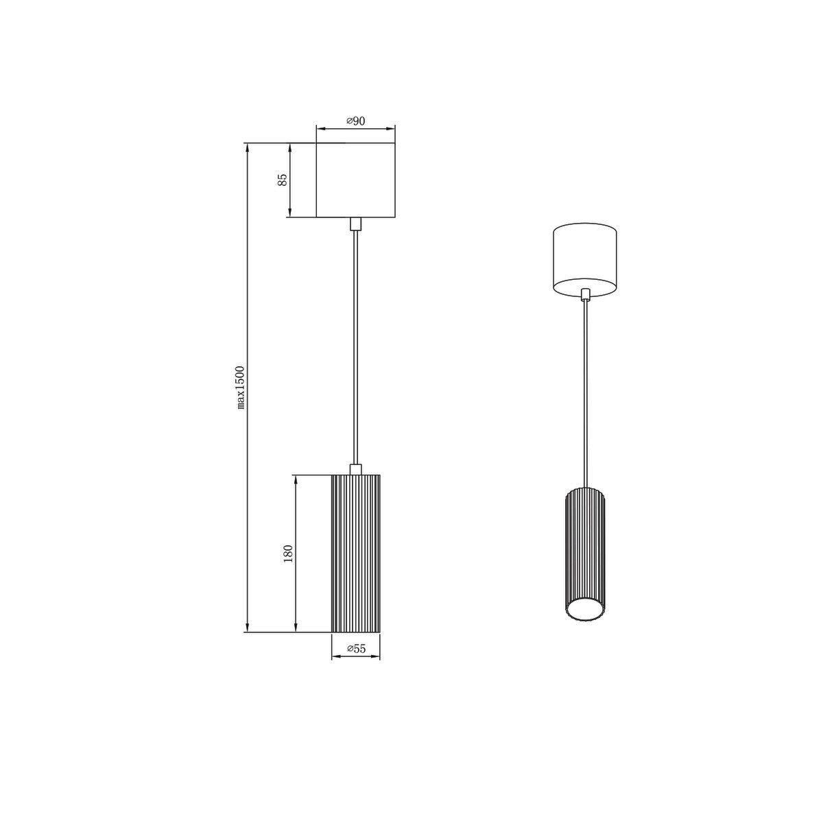 Lampadari & plafoniere: Pendelleuchte, Weiss, 9 cm Ø – Nuovo (secondo la descrizione) da Kreuzlingen venduto da Smart-Light 6