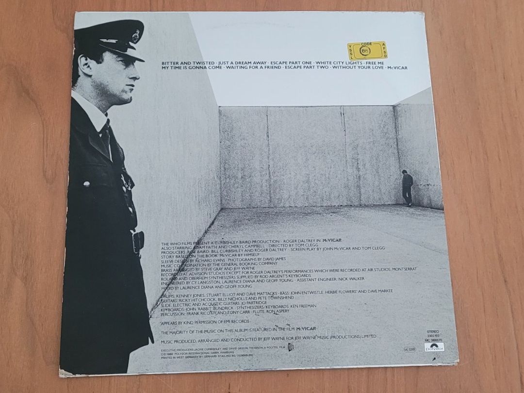 Schallplatten: LP  McVicar (The Who) – Gebraucht aus Martigny von MZ-67 1