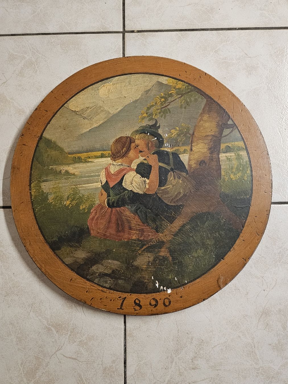 Posters & Illustrations: Alter Schützenteller/-scheibe 1890 – D'occasion à Meisterschwanden par Hummer21